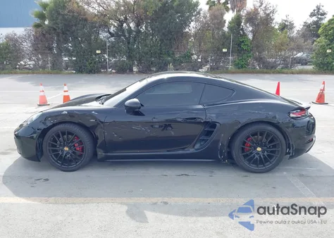 2018 Porsche 718 Cayman z USA, uszkodzony, nr VIN WP0AA2A80JK261071